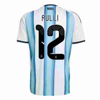 RULLI NO.12 Maglia Calcio Argentina Prima 2026 – Versione Giocatore