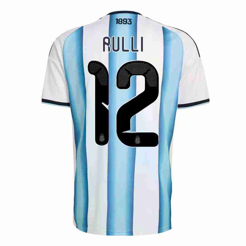 RULLI NO.12 Maglia Calcio Argentina Prima 2026 – Versione Giocatore RULLI NO.12 Maglia Calcio Argentina Prima 2026 – Versione Giocatore