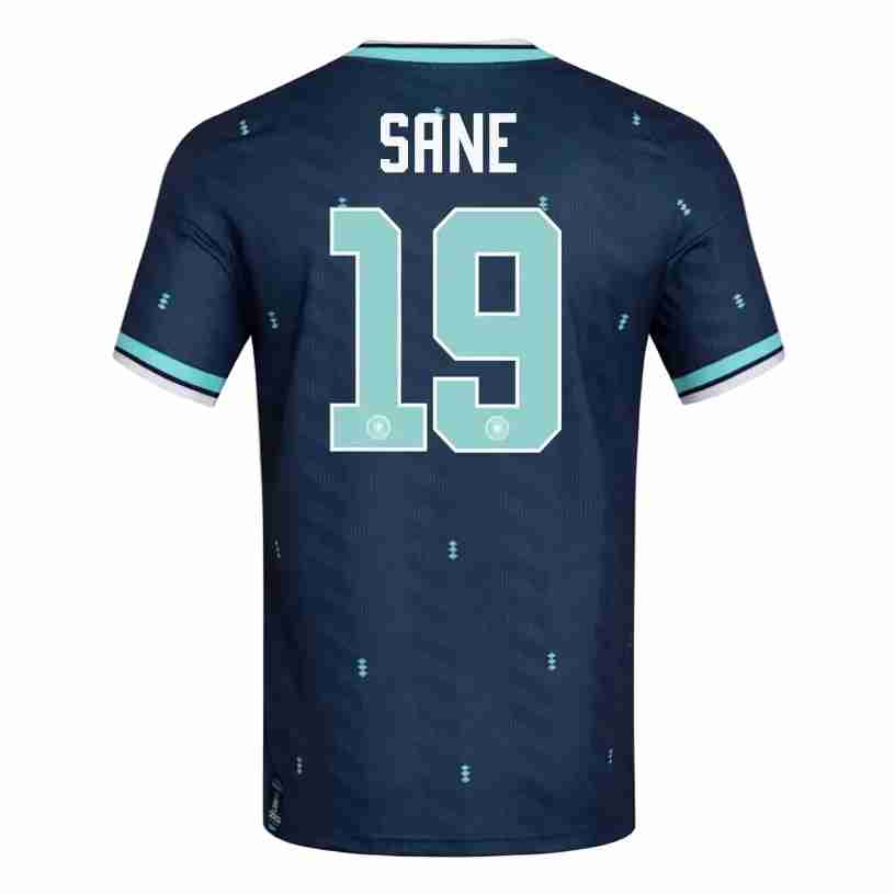 SANE NO.19 Maglia Calcio Germania Away 2026 – Versione Giocatore SANE NO.19 Maglia Calcio Germania Away 2026 – Versione Giocatore