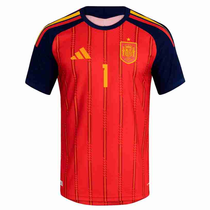 SIMON NO.1 Maglia Calcio Spagna Prima 2026 – Versione Giocatore_1 SIMON NO.1 Maglia Calcio Spagna Prima 2026 – Versione Giocatore_1
