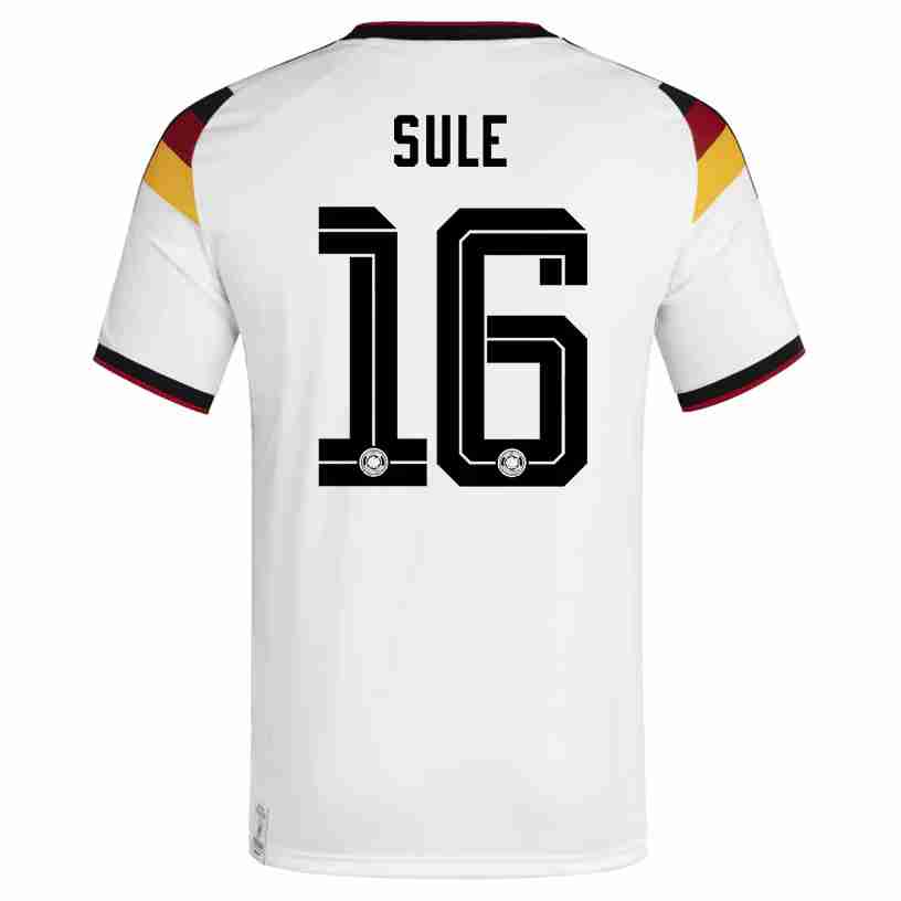SULE NO.16 Maglia Calcio Germania Prima 2026 – Versione Giocatore SULE NO.16 Maglia Calcio Germania Prima 2026 – Versione Giocatore