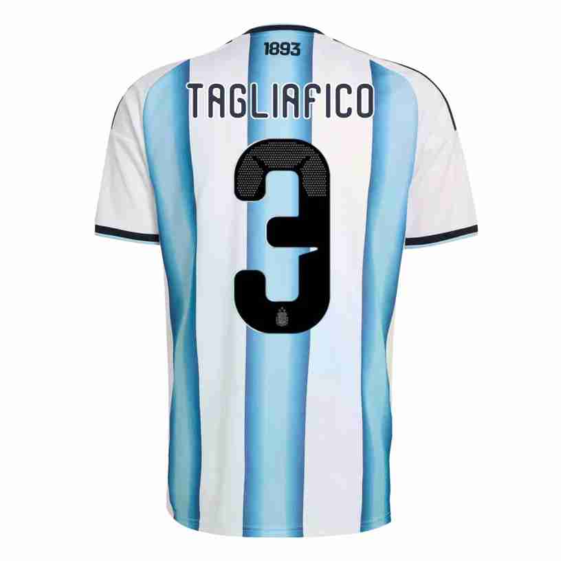 TAGLIAFICO NO.3 Maglia Calcio Argentina Prima 2026 – Versione Giocatore TAGLIAFICO NO.3 Maglia Calcio Argentina Prima 2026 – Versione Giocatore