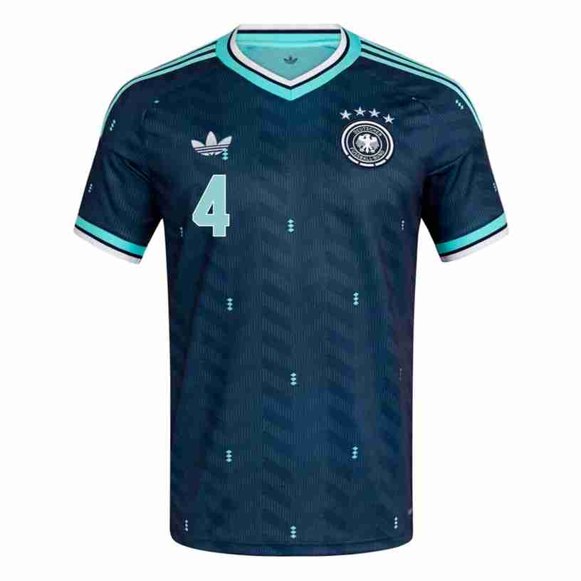 TAH NO.4 Maglia Calcio Germania Away 2026 – Versione Giocatore_1 TAH NO.4 Maglia Calcio Germania Away 2026 – Versione Giocatore_1