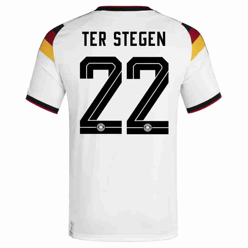 TER STEGEN NO.22 Maglia Calcio Germania Prima 2026 – Versione Giocatore TER STEGEN NO.22 Maglia Calcio Germania Prima 2026 – Versione Giocatore