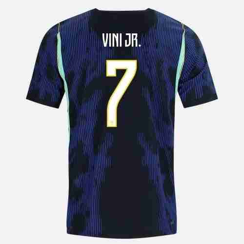 Vini JR. NO.7 Maglia Calcio Brasile Away 2026 – Versione Giocatore Vini JR. NO.7 Maglia Calcio Brasile Away 2026 – Versione Giocatore