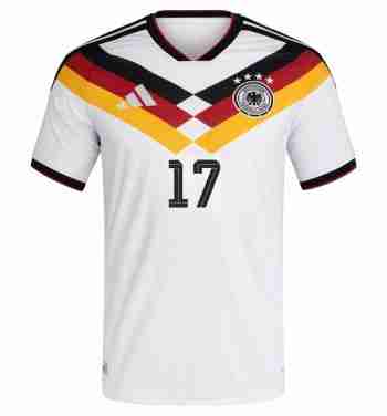 WIRTZ NO.17 Maglia Calcio Germania Prima 2026 – Versione Giocatore_1